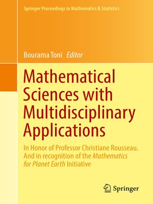 cover image of Mathematical Sciences with Multidisciplinary Applications